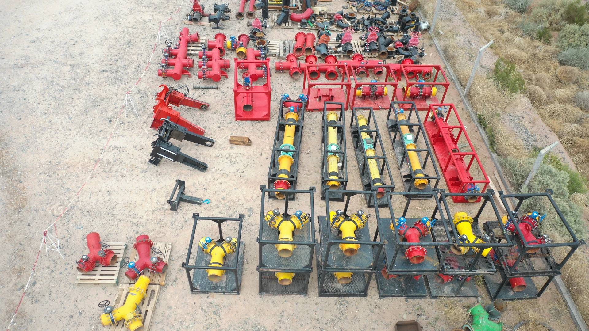Vista drone construcción - Perspectiva elevada 6